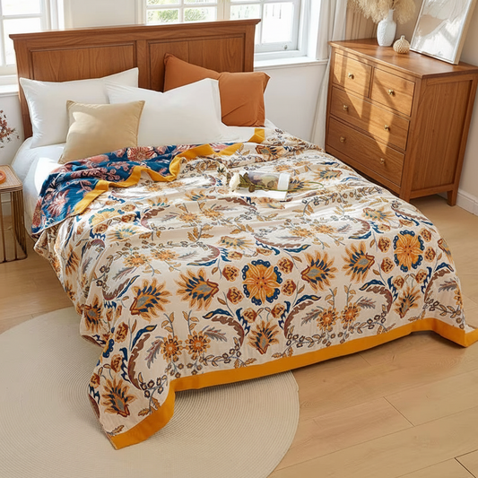 Wood Bedroom Furniture And Harvestella 1 Regal Floral Bedding Autumn Style Fall Room Decor