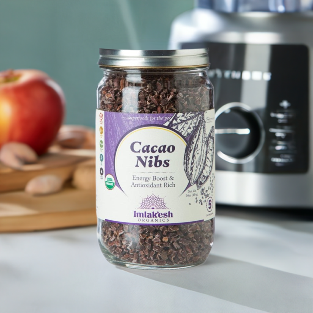 Blend Up A Smoothie Then Top With Cacao Nibs From Imlakesh Organics