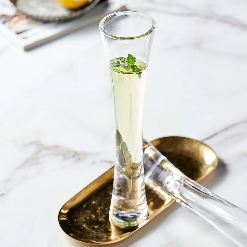 Luxury Beverageware Champagne Glasses In Sleek Aspire Modern Style