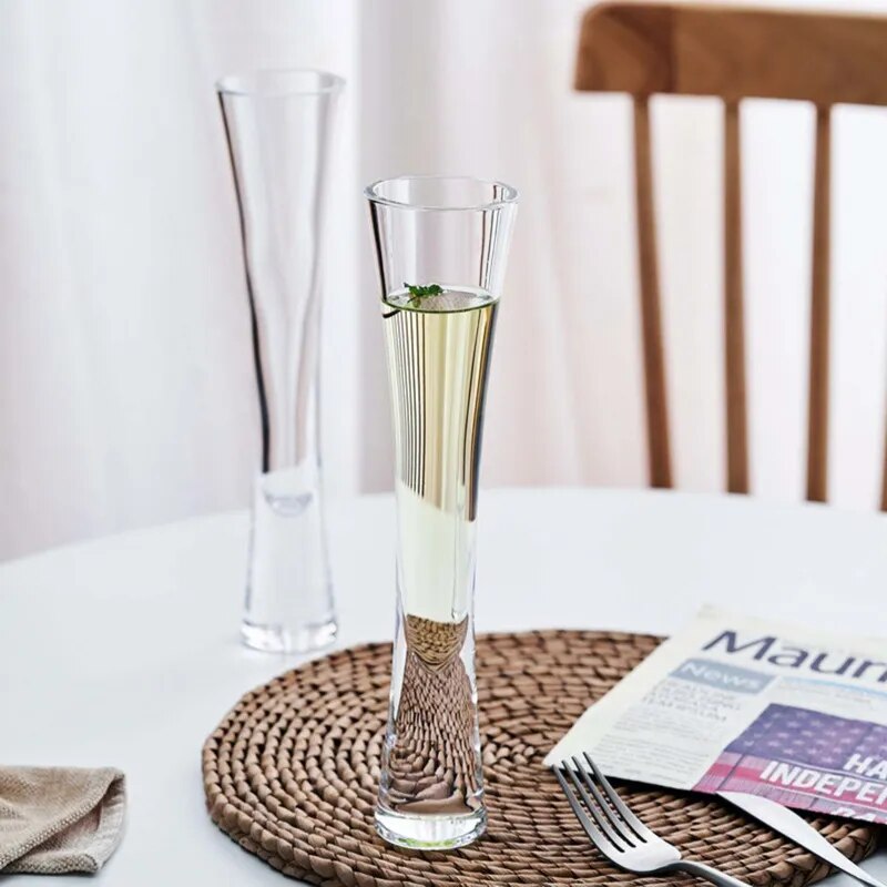 Drink In Sleek Glass Modern Style Beverageware Aspire Champagne Flutes Make Everyday Special