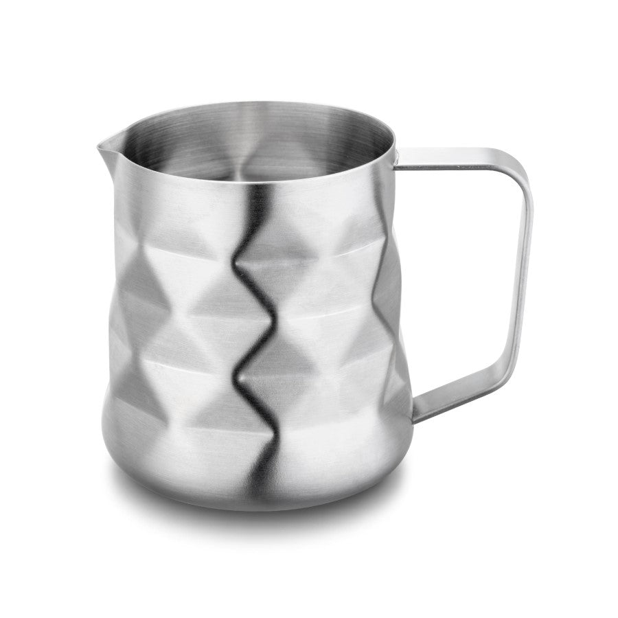 Stainless Steel Prismatic Frothing Pitcher 12 Ounce