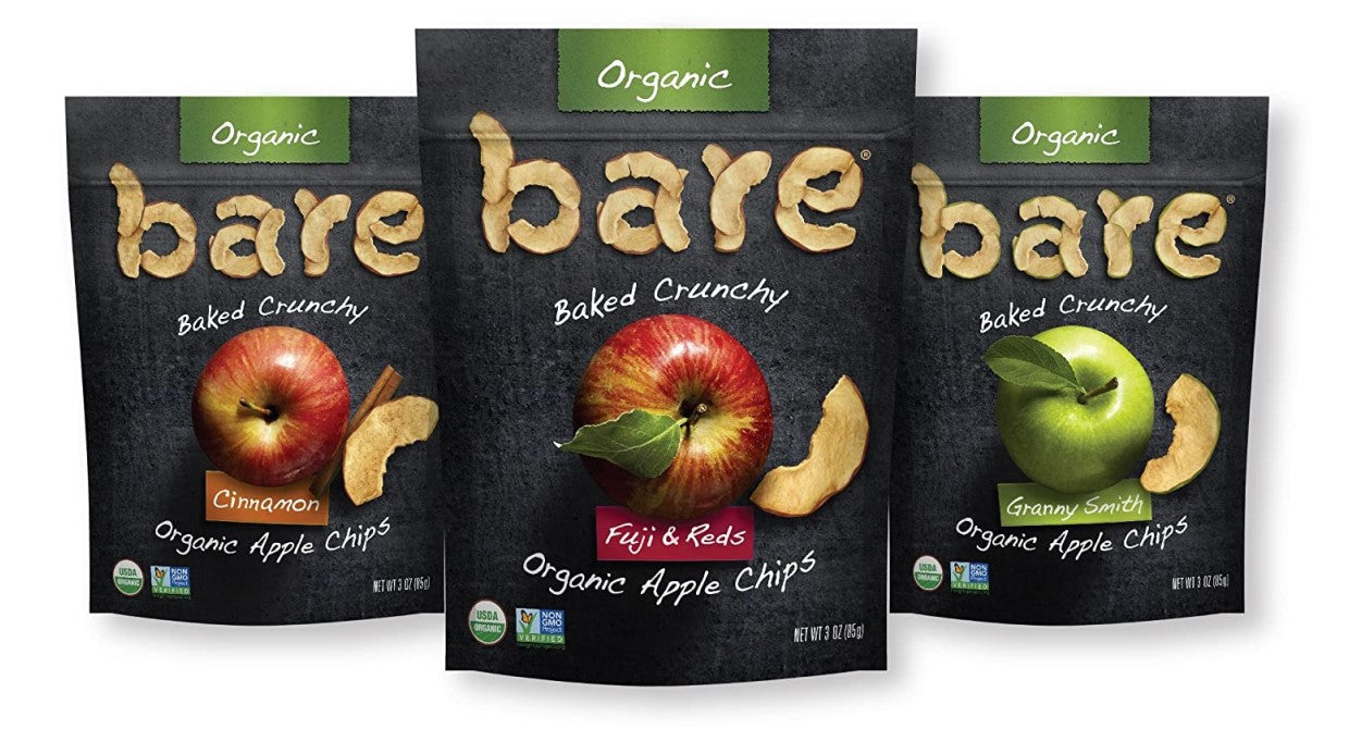 Organic Bare Snacks Available In 3 Apple Chip Flavor Varieties