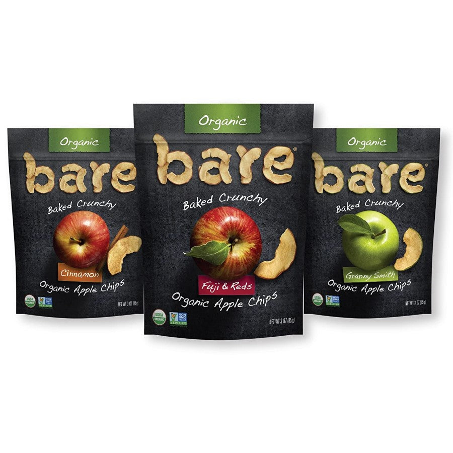 Organic Bare Snacks Available In 3 Apple Chip Flavor Varieties