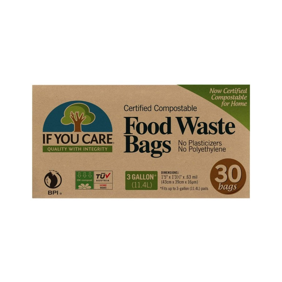 If You Care 3 Gallon Compostable Food Waste Bags 30 Count