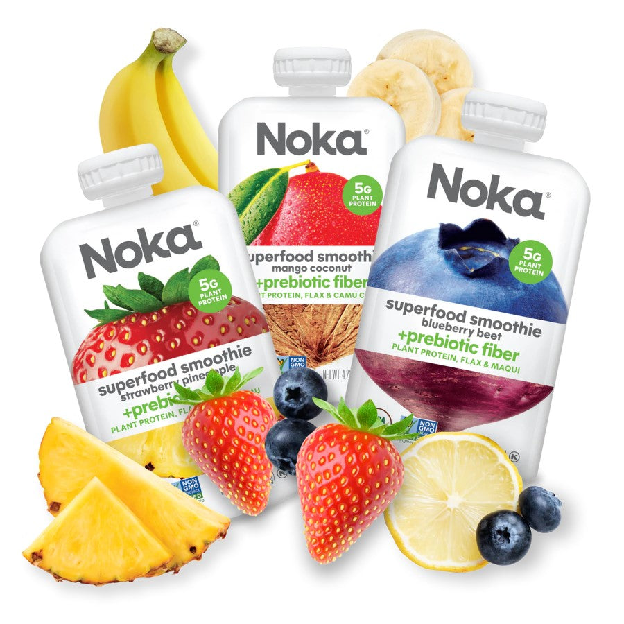 Superfood Noka Smoothies With Prebiotic Fiber And Plant Protein