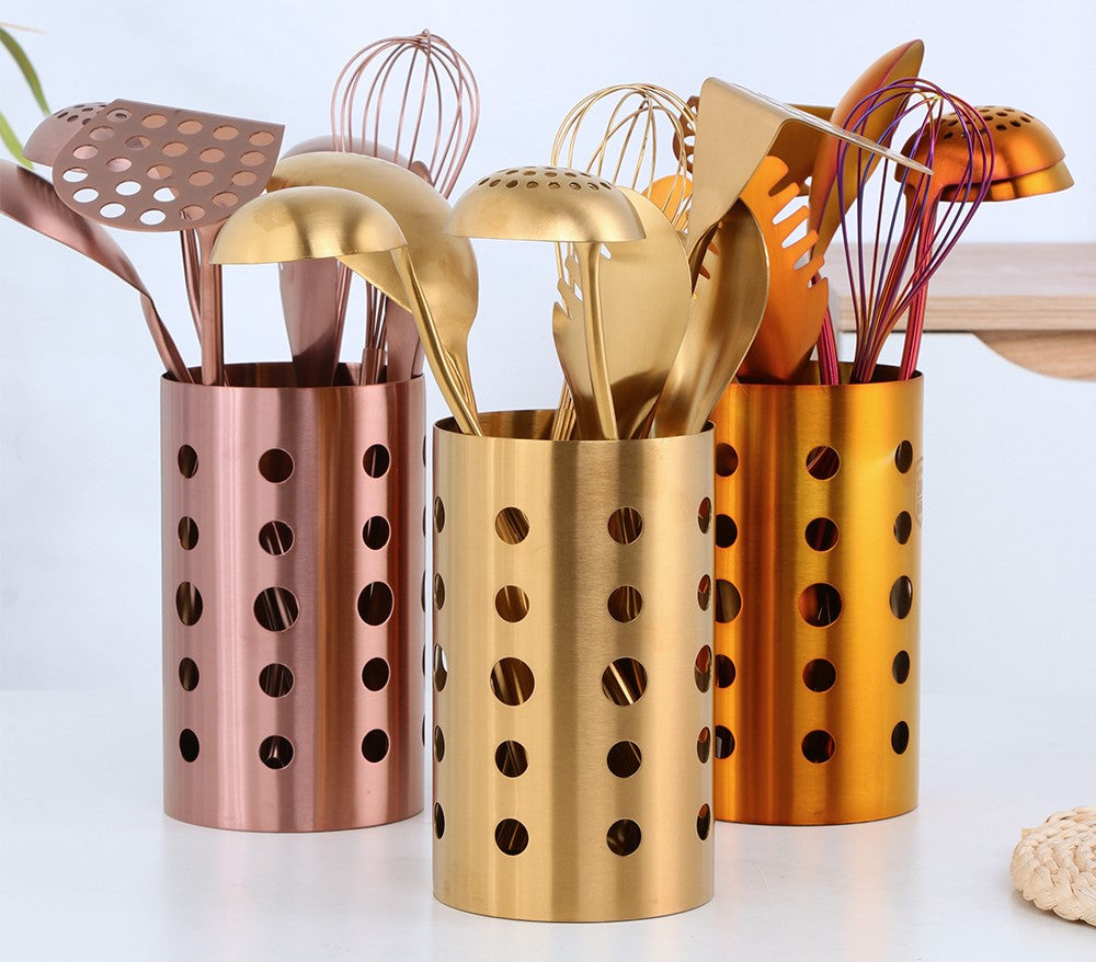 Rose Gold Kitchen Utensils Set Gold Kitchen Utensils Set Sunset Color Kitchen Utensils Set