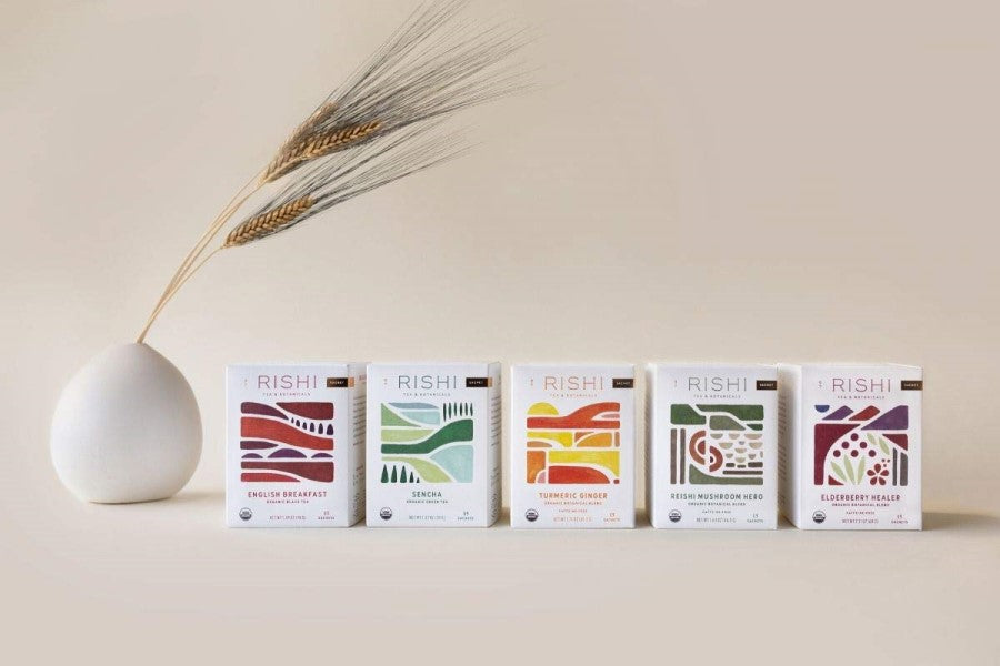 Boxes Of Rishi Organic Teas