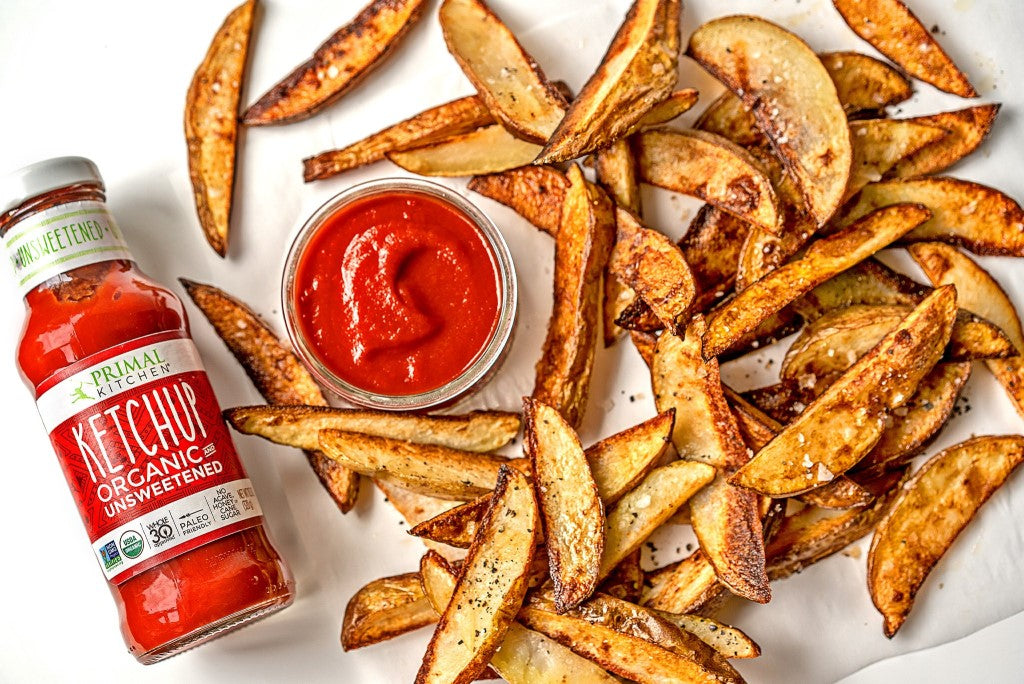 Air Fryer Potato Wedges With Primal Kitchen Ketchup Recipe
