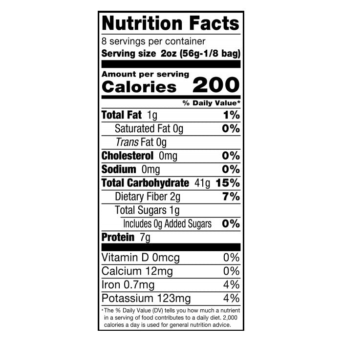 Alessi Organic Linguine Nutrition Facts