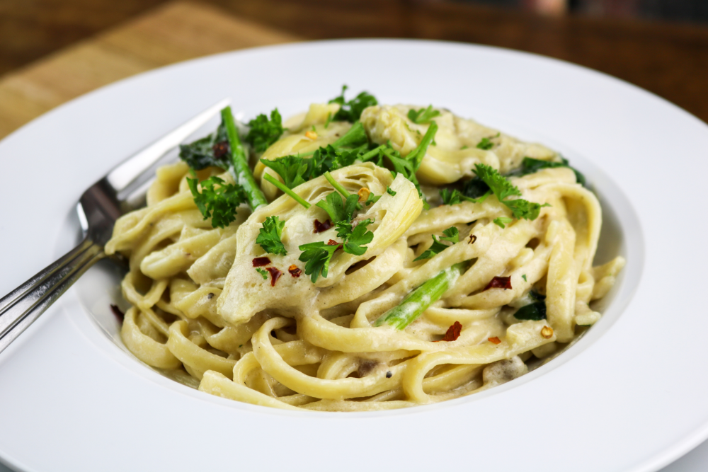 Clean Food Market Non-Dairy Alfredo Pasta Dish