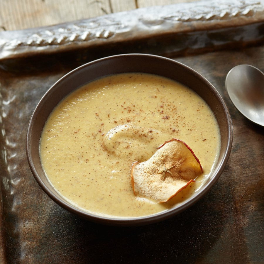 Wholesome Apple Butternut Squash And Quinoa Soup Using TruRoots Organic Quinoa