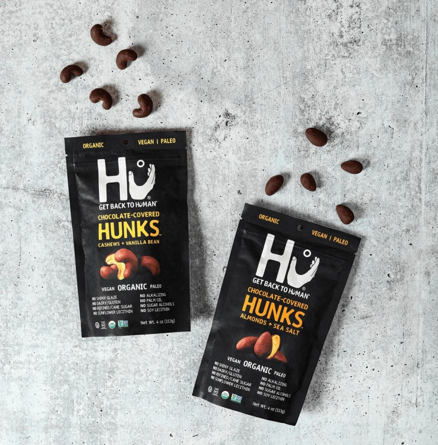 4 Ounce Bags Of Hu Chocolate Covered Hunks Cashews And Almonds