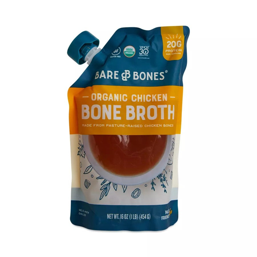 Bare Bones Organic Chicken Bone Broth 16oz