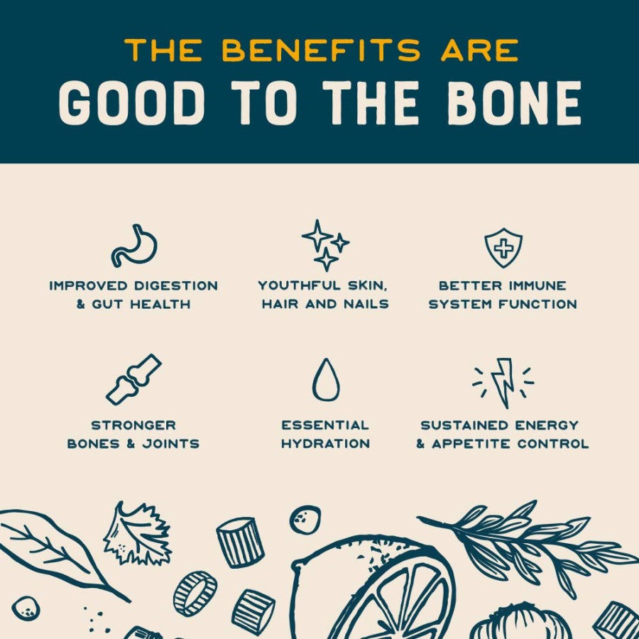 Organic Chicken Bone Broth Benefits Are Good To The Bone Infographic Bare Bones