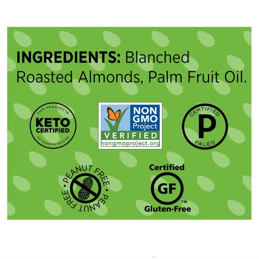 Non-GMO Barney Butter Bare Crunchy Almond Butter Ingredients