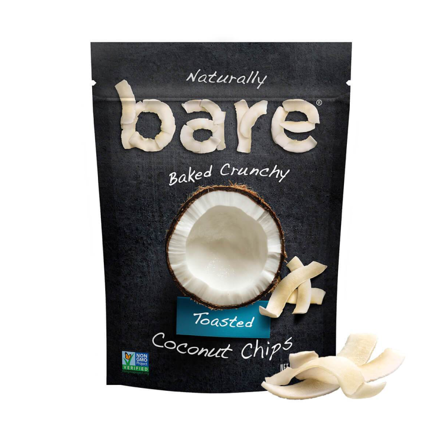 Bag Of Bare Snacks Toasted Coconut Chips With Baked Crunchy Chips