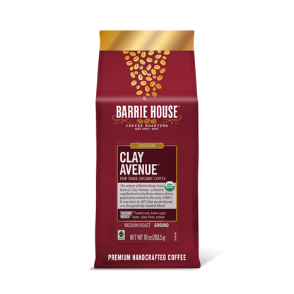 Barrie House Organic Coffee Clay Avenue Ground 10oz