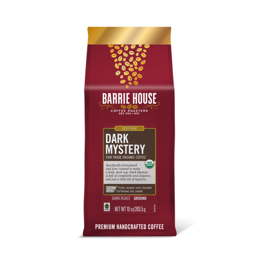 Barrie House Organic Coffee Dark Mystery Ground 10oz