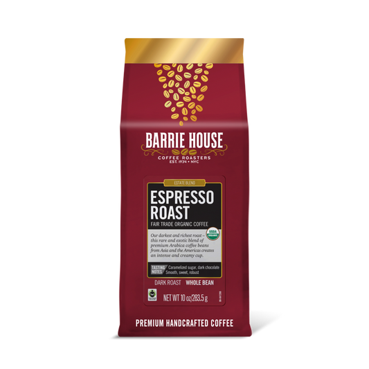 Barrie House Organic Coffee Espresso Roast Whole Bean 10oz