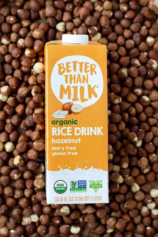 Delicious Organic Hazelnuts And Better Than Milk Dairy Free Rice Drink Hazelnut