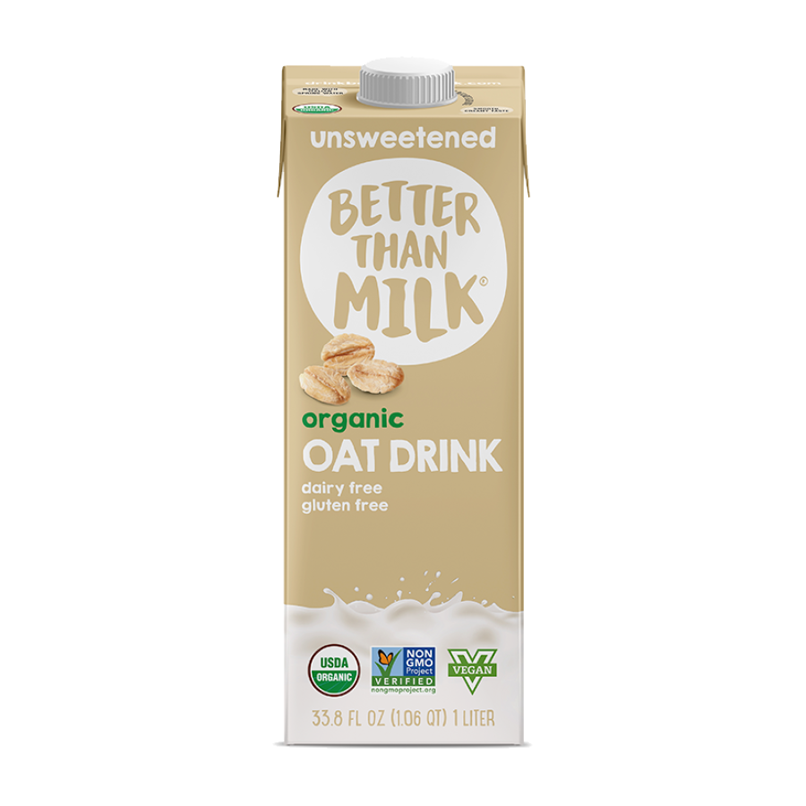 Better Than Milk Organic Unsweetened Oat Drink 33.8oz