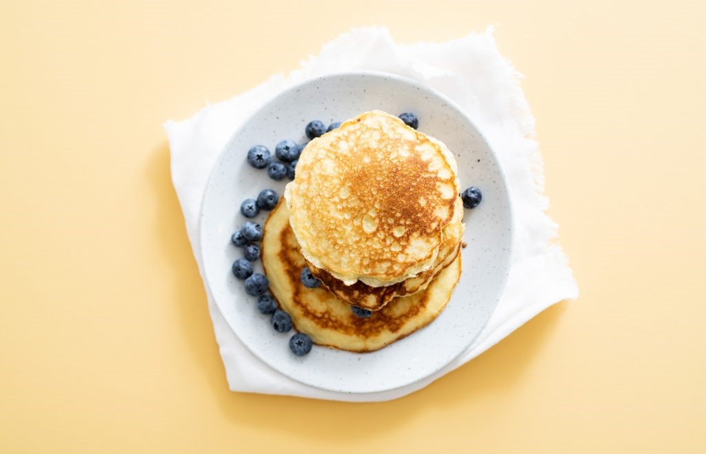 Bob's Red Mill Coconut Flour Pancakes Recipe With Fresh Blueberries
