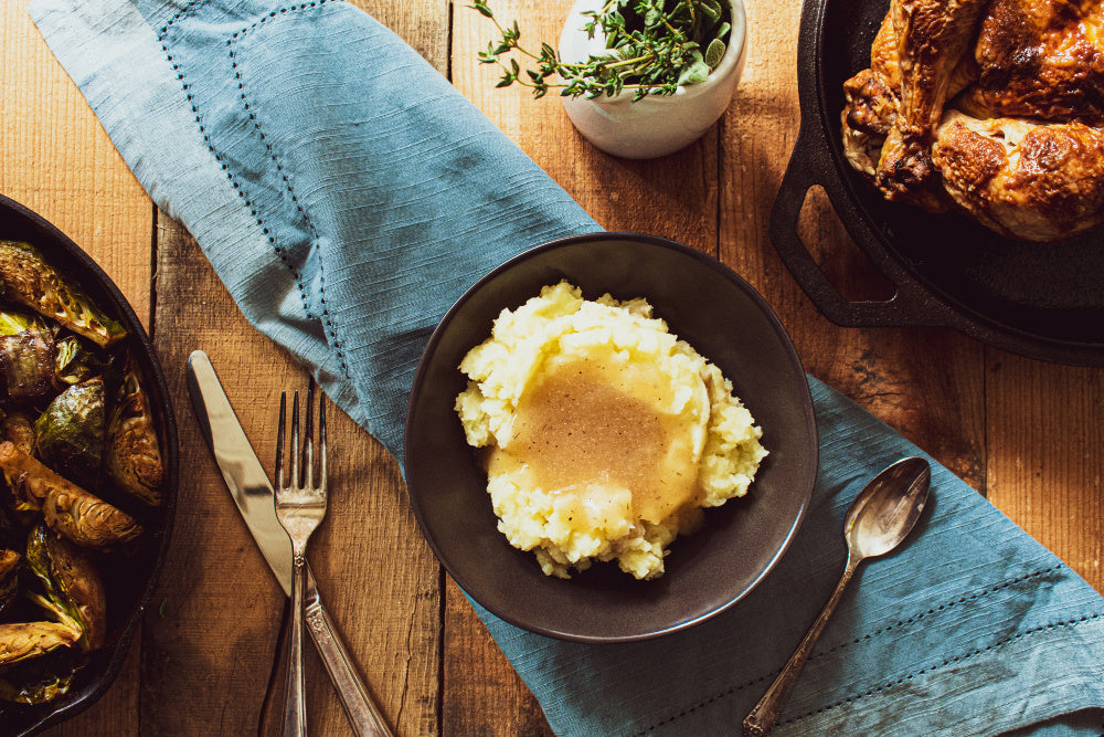 Chicken And Vegetables With Mashed Potatoes And Cassava Flour Gravy Bob's Red Mill Recipe Gluten Free Gravy Thickener