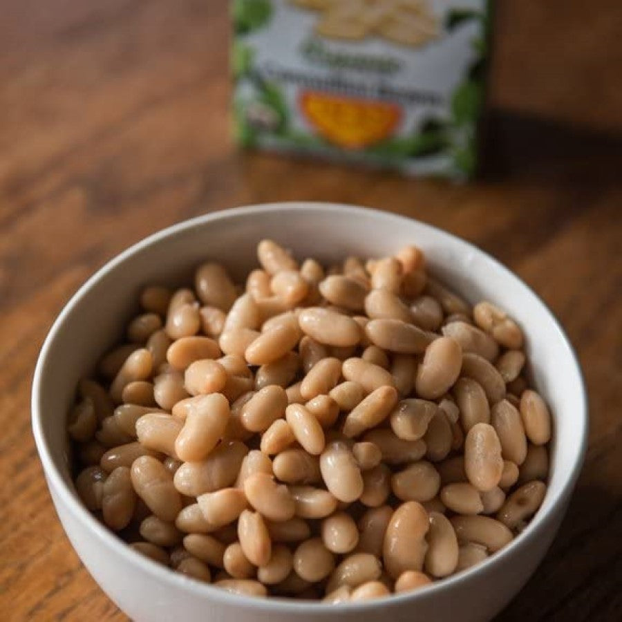 Bowl Of Organic Cannellini Beans Jack's Quality Box Of Beans