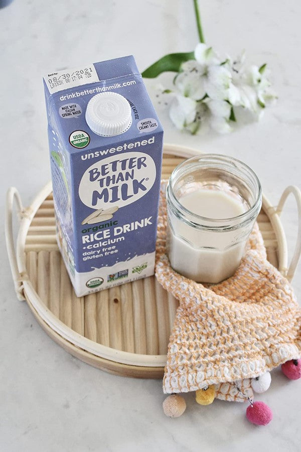 Unsweetened Rice Drink Plus Calcium Dairy Free Better Than Milk Drink