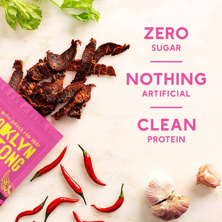 Grass Fed Beef Peri Peri Chili Brooklyn Biltong Has Zero Sugar Nothing Artificial And Is Clean Protein