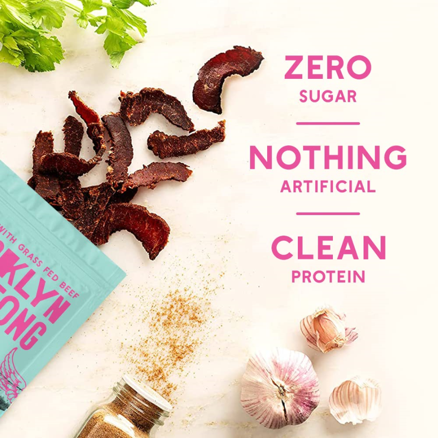 Grass Fed Beef Steakhouse Brooklyn Biltong Has Zero Sugar Nothing Artificial And Is Clean Protein