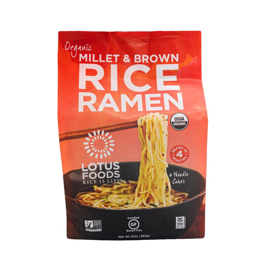 Lotus Foods Organic Millet & Brown Rice Ramen 10oz