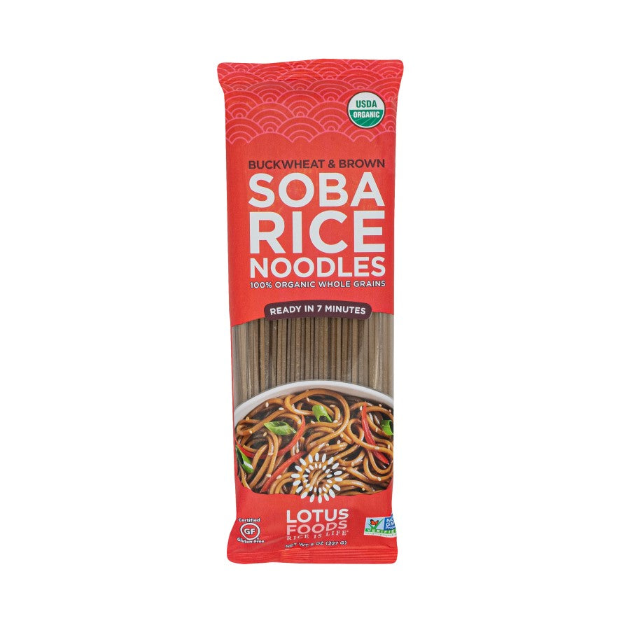 Lotus Foods Organic Buckwheat & Brown Soba Rice Noodles 8oz