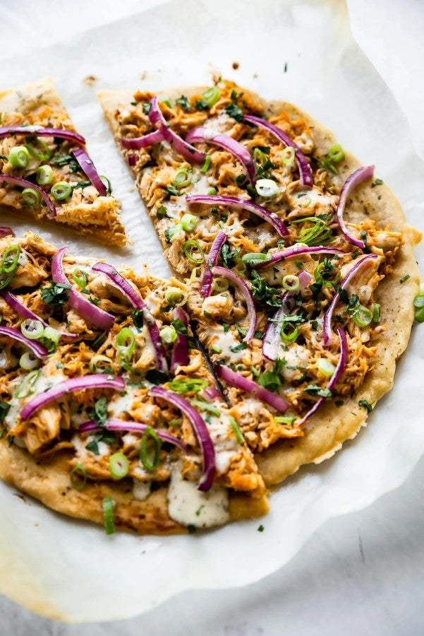 Organic Bonafide Provisions Recipe Buffalo Chicken Pizza Gluten Free Dairy Free Paleo