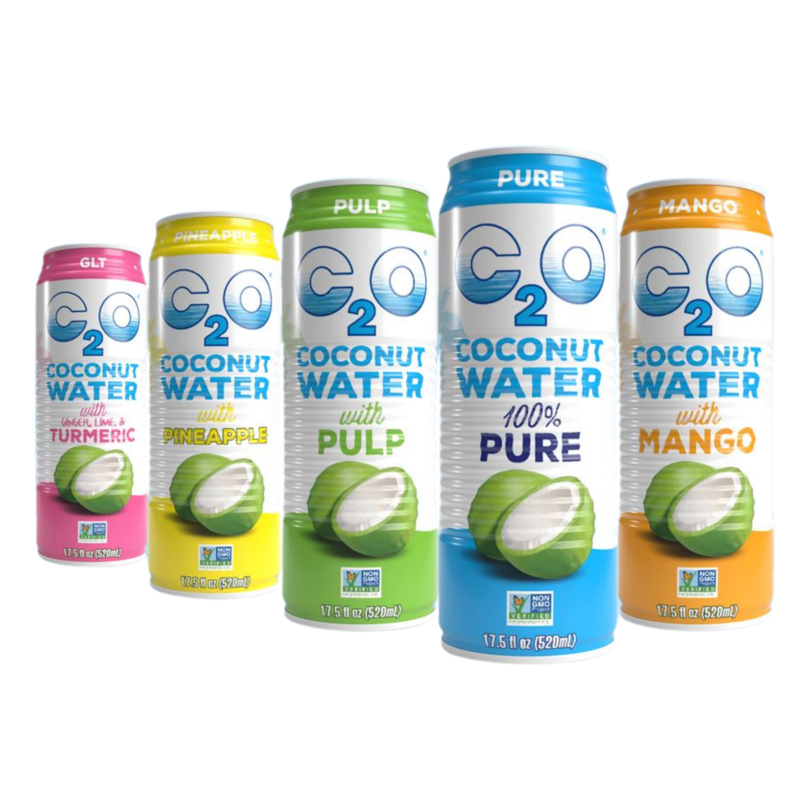 Terra Powders Non-GMO Coconut Water From C2O In Pure Mango Pineapple Ginger Lime Turmeric With Pulp Varieties