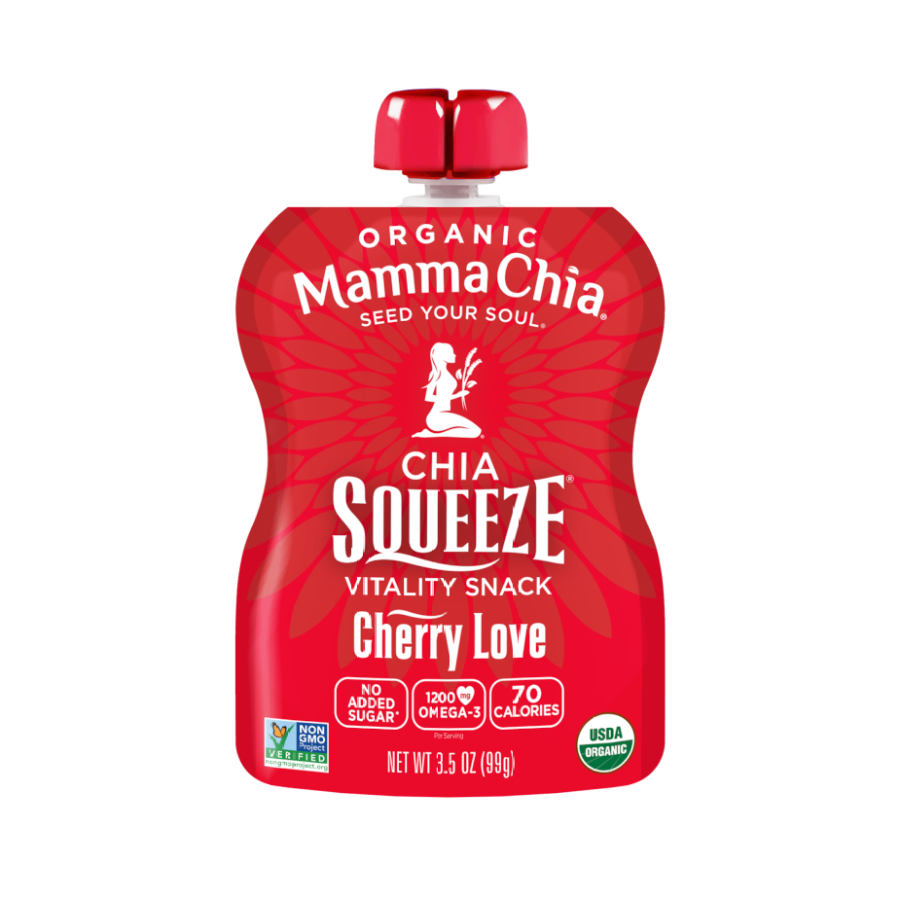 Mamma Chia Organic Chia Squeeze Cherry Love 3.5oz