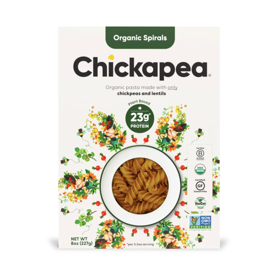 Chickapea Organic Chickpea & Lentil Pasta Spirals 8oz