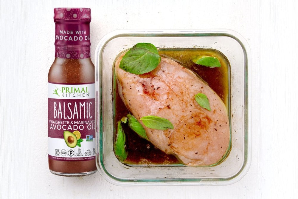 Chicken Breast Marinade Using Primal Kitchen Balsamic Made With Avocado Oil