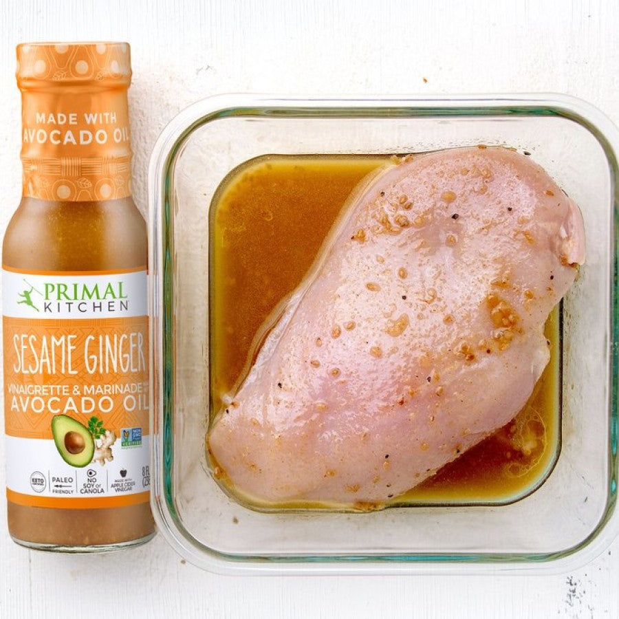 Chicken Breast Marinade Using Primal Kitchen Sesame Ginger Made With Avocado Oil