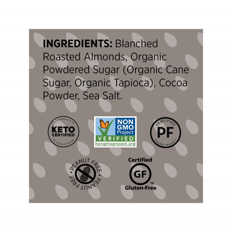 Non-GMO Barney Butter Almond Butter Chocolate Powder Ingredients