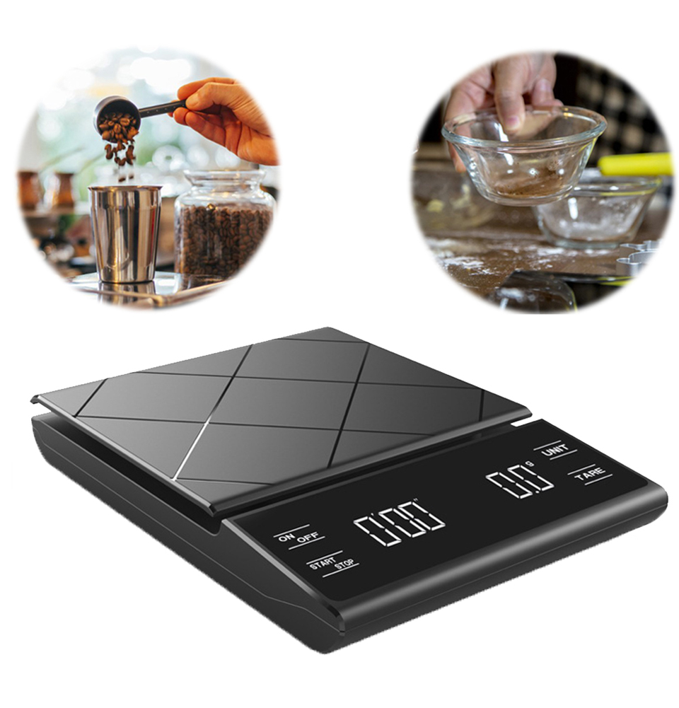 Modern High Precision Digital Coffee Scale With Tare Function