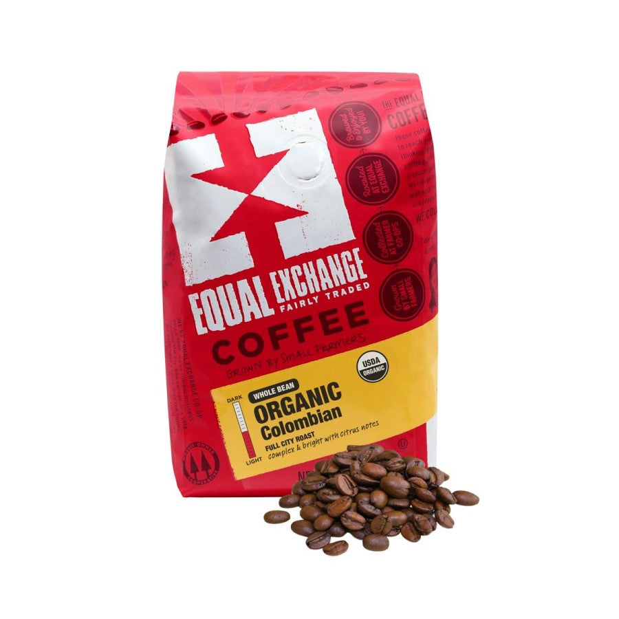 Equal Exchange Organic Coffee Colombian Whole Bean 12oz