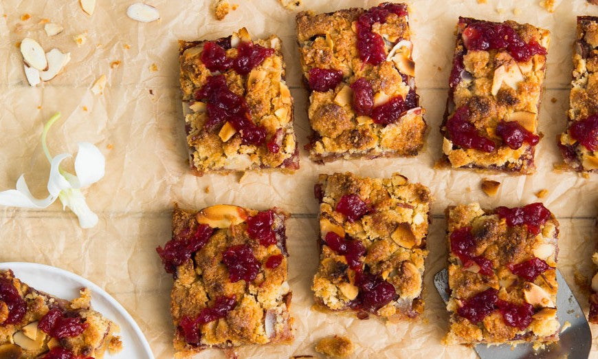 Cranberry Almond Crumble Bars Woodstock Foods Recipe Made Using Organic Ingredients
