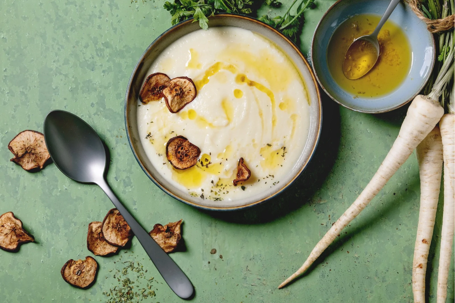 Organic Bonafide Provisions Recipe Creamy Instant Pot Parsnip Soup Dairy Free