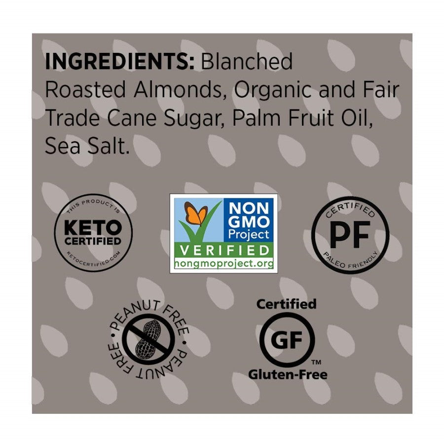 Non-GMO Barney Butter Crunchy Almond Butter Ingredients