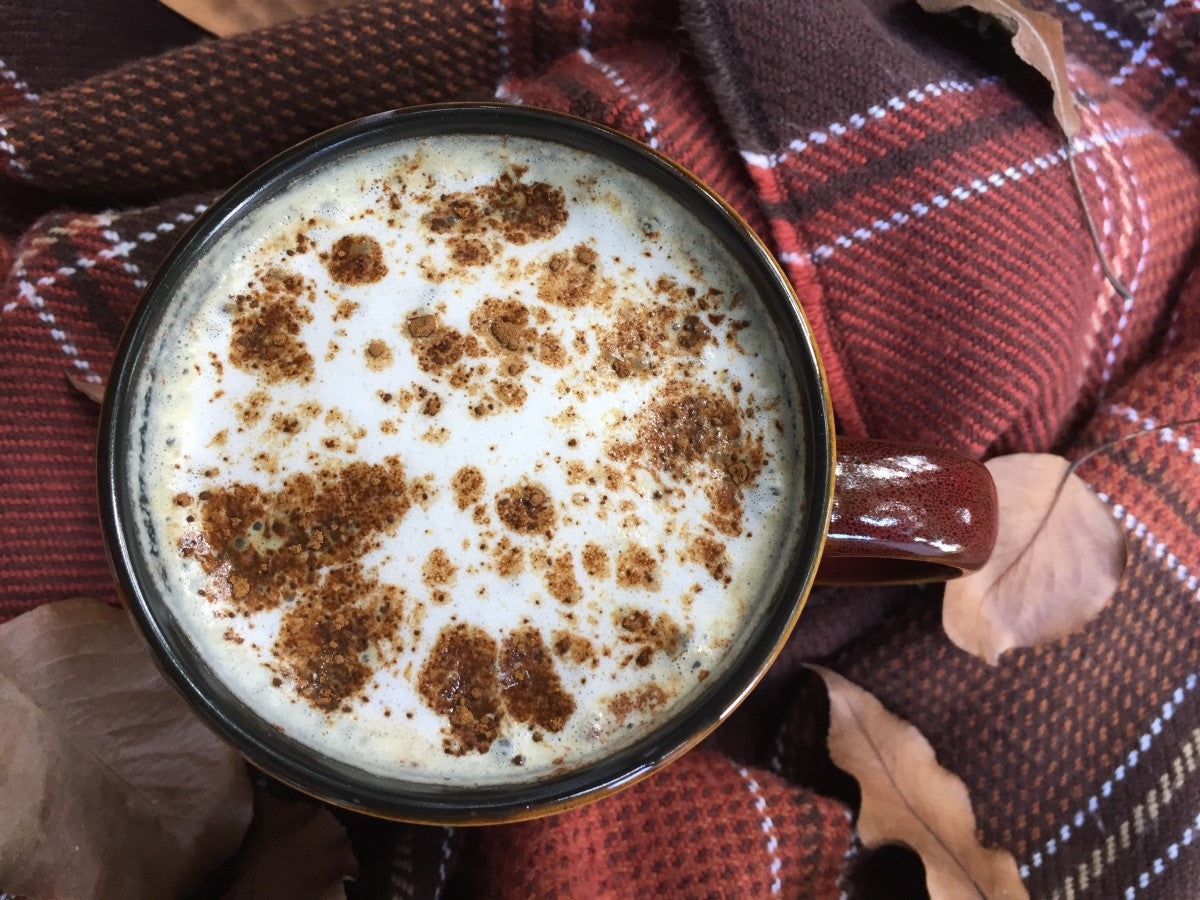 Pumpkin Spiced Latte With Golden Cocoa From Terra Powders