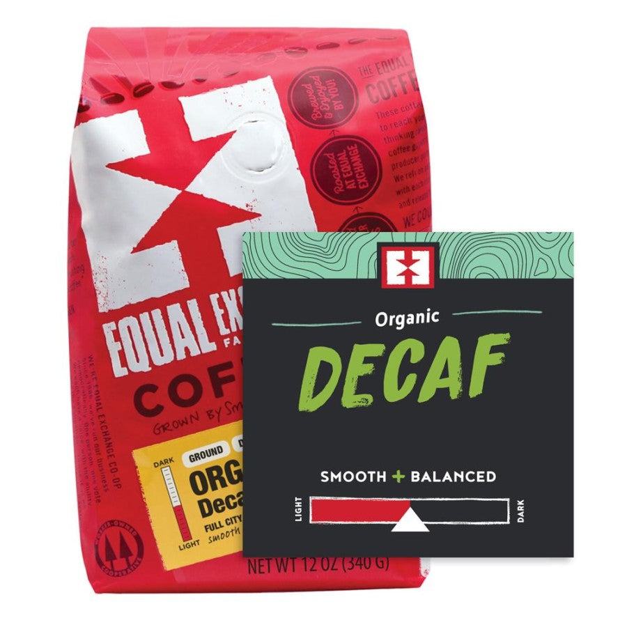 Equal Exchange Organic Decaf Coffee Smooth And Balanced Medium Roast