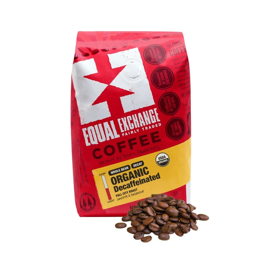 Equal Exchange Organic Coffee Decaffeinated Whole Bean 12oz
