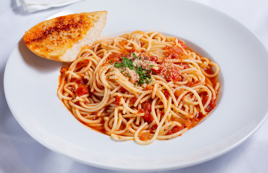 Spaghetti Noodle Pasta Dish With Organic Pasta