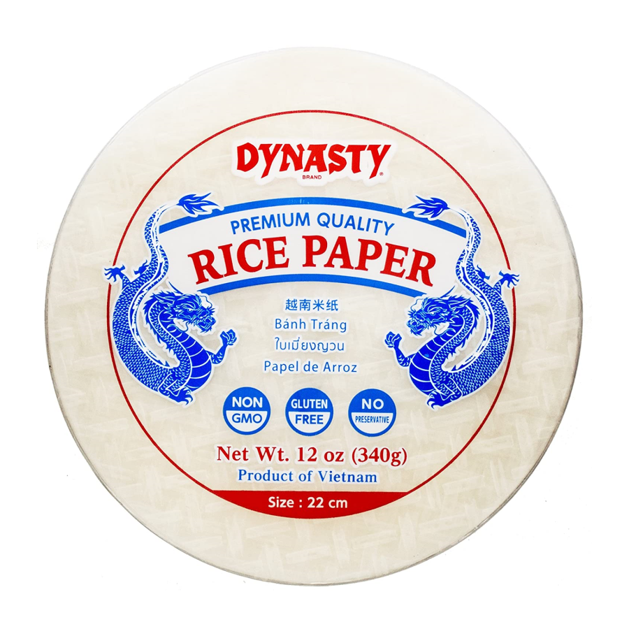 Dynasty Premium Quality Non-GMO Rice Paper Wraps 12oz